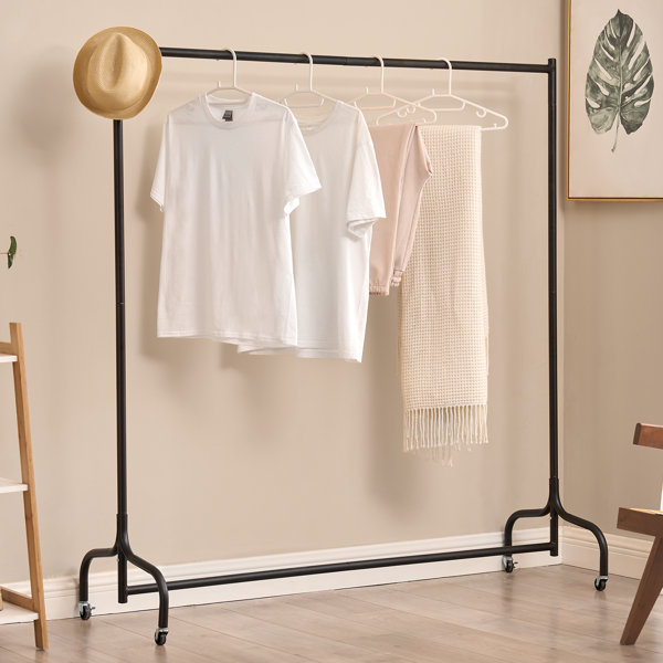 Rebrilliant Voegele 180cm Rolling Clothes Racks Wayfair.co.uk